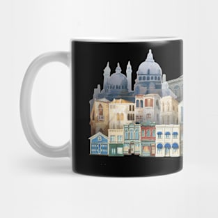 Vintage Town Painting Mug